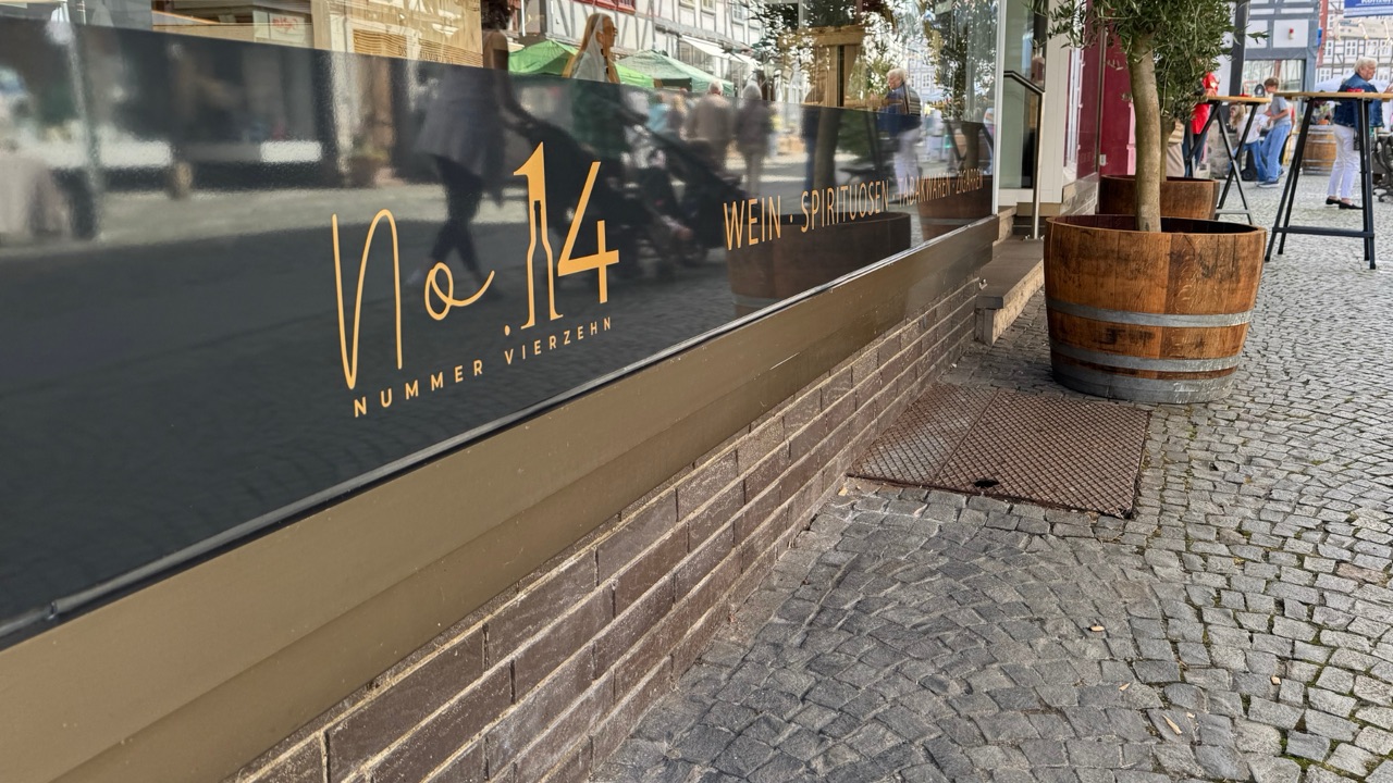 Schaufenster von No 14 in Melsungen